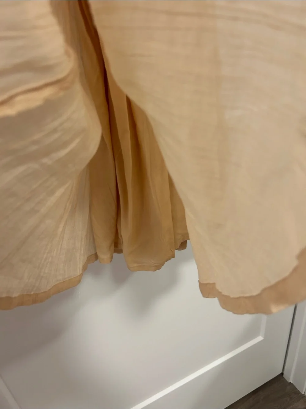 Free People Forever Favorite Mini Dress XS Peach Sands